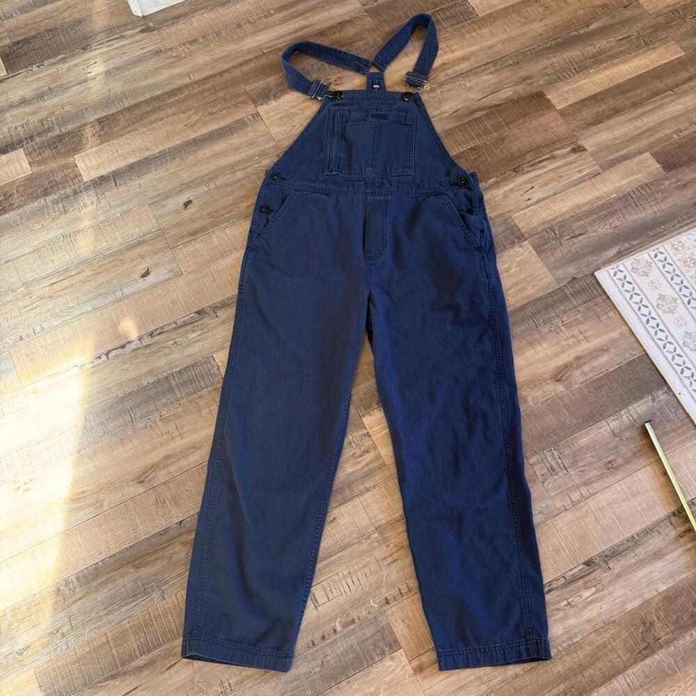 Vans Navy Blue Cotton Overalls Jumpsuit